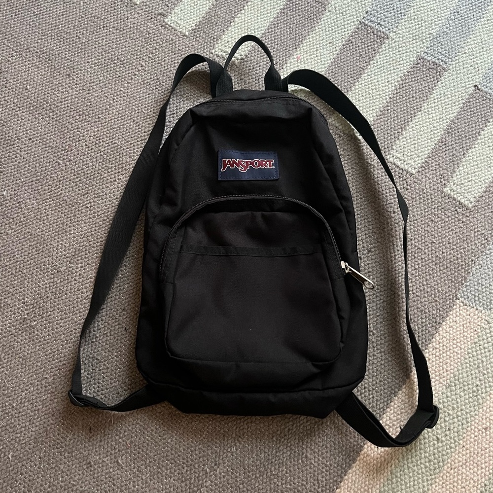 Jansport Black Backpack Mini Canvas